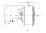 D7-135QL Hub Motor Unit (1000 Watt) (eCargo + eFat)