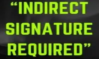 Indirect signature