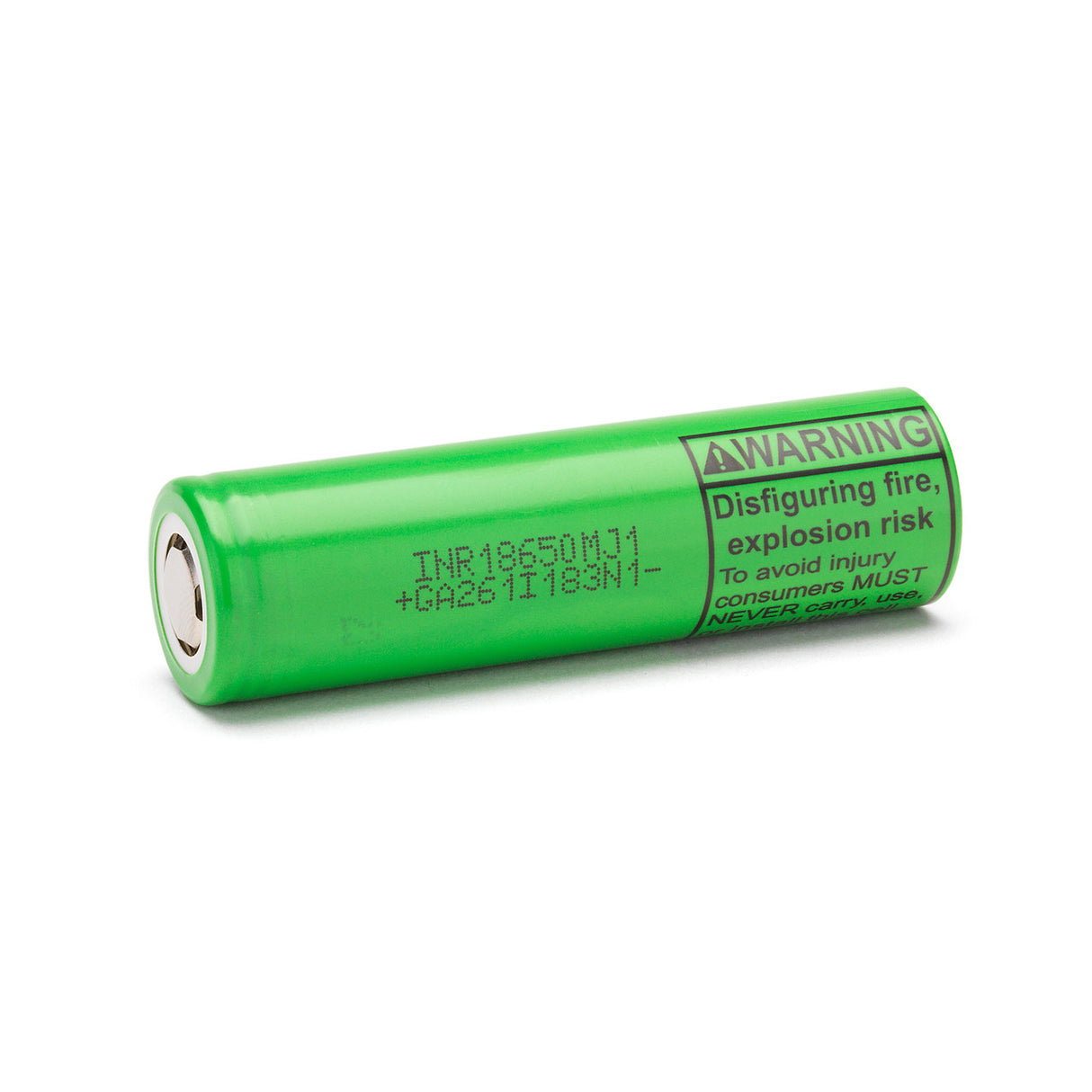 LG MJ1 INR 18650 3500mAh 3.7V High-Drain 10A Lithium Ion (Li-ion) Unprotected Flat Top Battery - Bulk