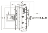 36V 350W Gear Hub Motor - EbikeMarketplace