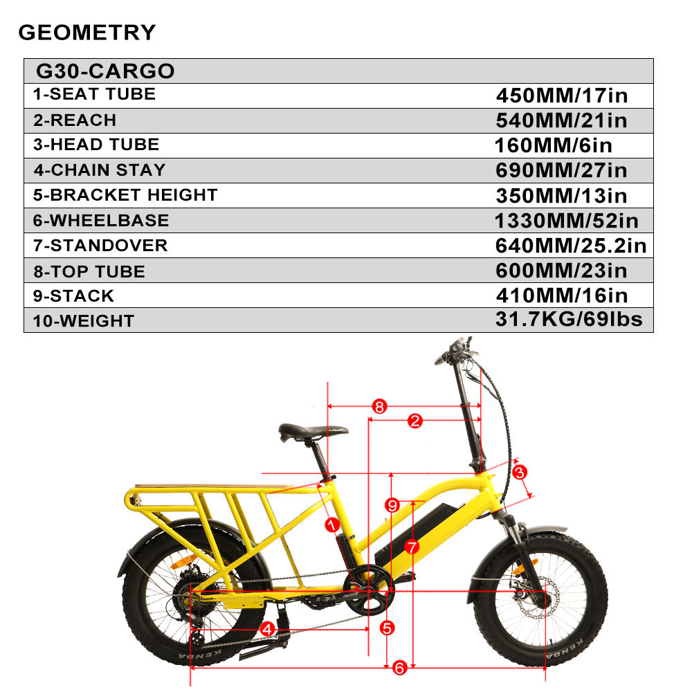 EUNORAU G30 CARGO [48V 500W] (Gambler)