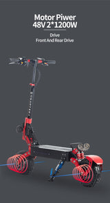 OBARTER - X3 Dual Motor Electric Scooter [48V 2400W]