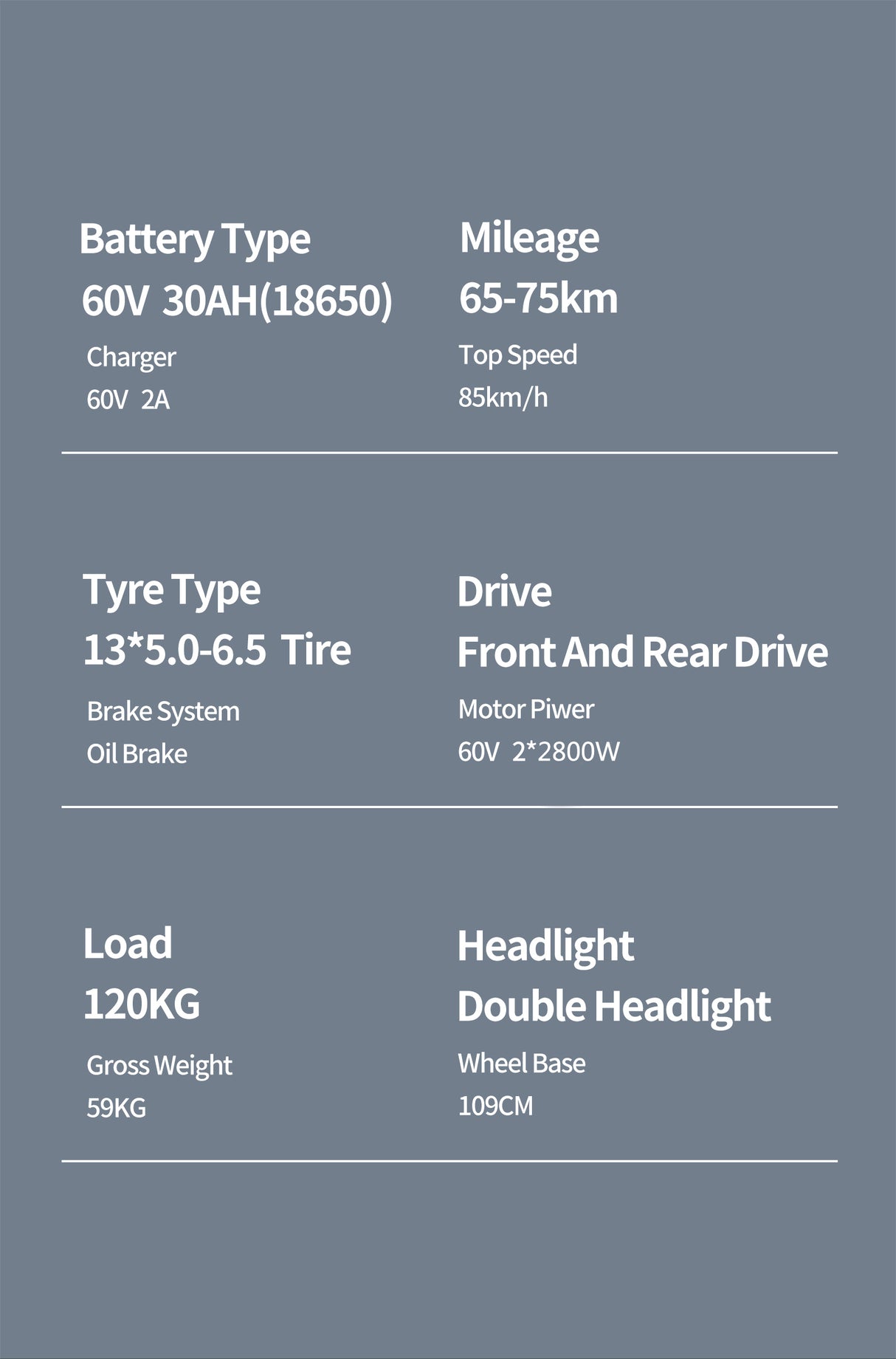 OBARTER - X5 Dual Motor Electric Scooter [60V 5600W]