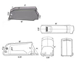 Dolphin 48V 10 or 14Ah  Lithium Battery Pack - EbikeMarketplace