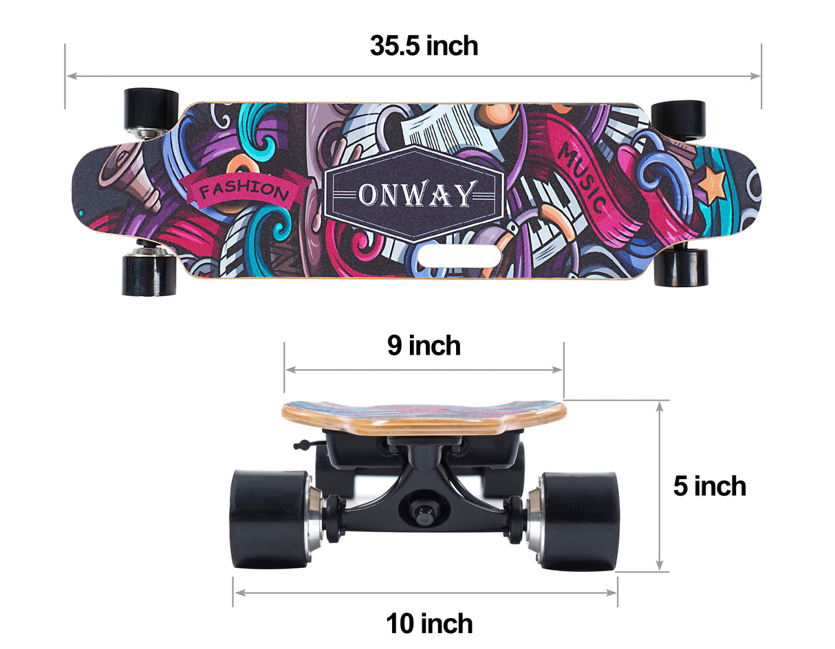 ONWAY - PIRATE-C Electric Skateboard [300W]